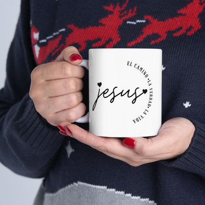 Taza “Jesús es el Camino, la Verdad y la Vida”